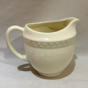 Gail Pittman Hospitality Ceramic Pottery Creamer Pitcher Ivory Color